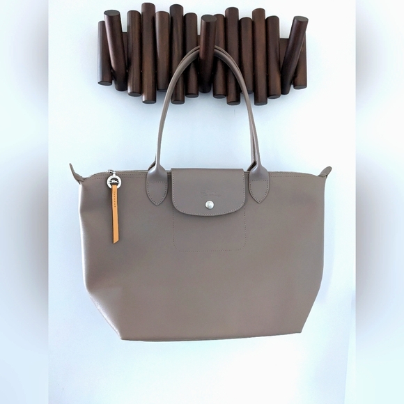 Longchamp Handbags - Longchamp Le pliage city taupe Medium - NWOT